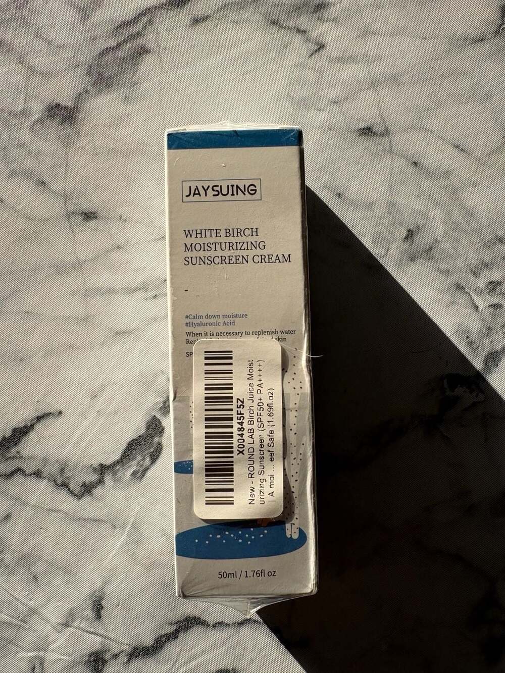 Jaysuing White Birch Moisturizing Sunscreen Cream SPF 50+
